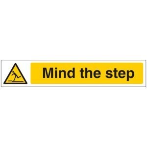 Mind The Step Sign