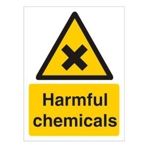 Harmful Chemicals Sign