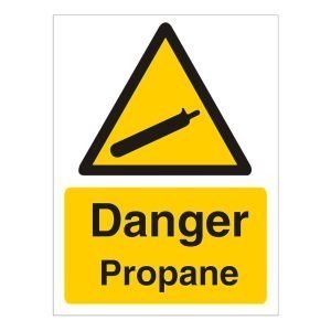 Danger Propane Sign