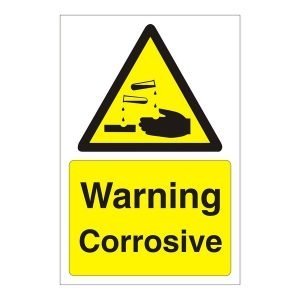 Warning Corrosive Sign